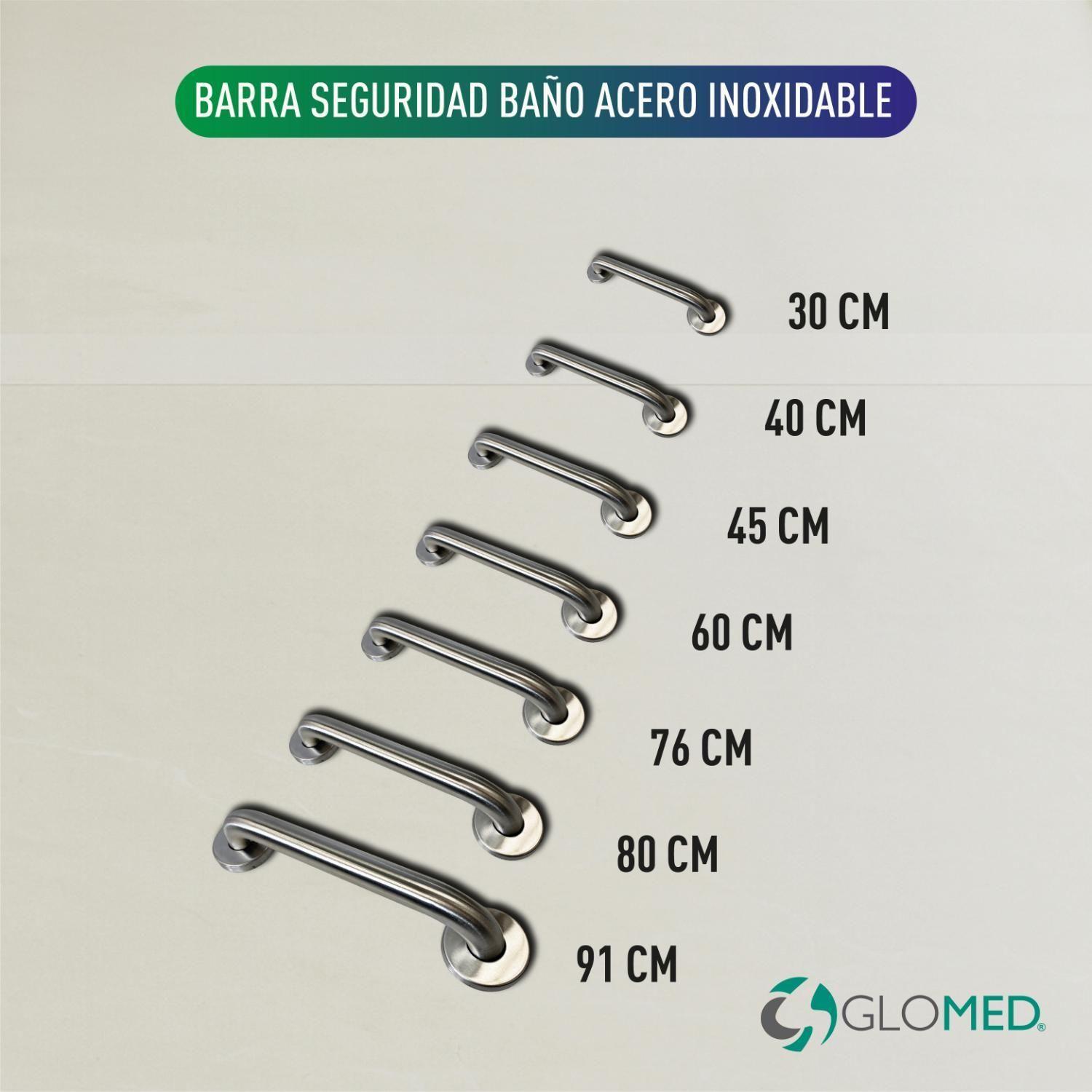 Barra Seguridad Baño Acero Inoxidable 76cm-1