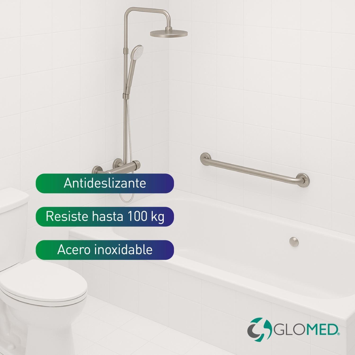 Barra Seguridad Baño Acero Inoxidable 76cm-2