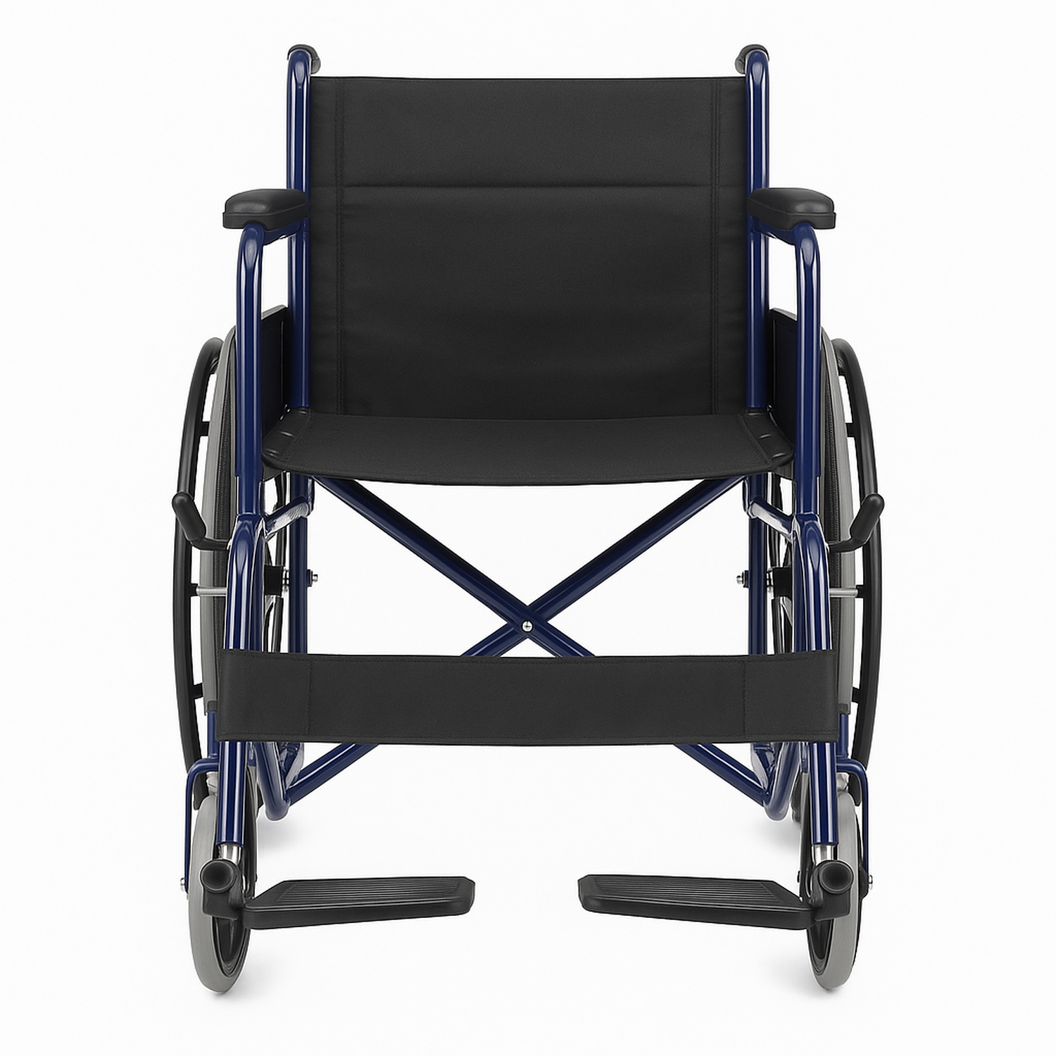 SILLA DE RUEDAS CRUCETA DOBLE DE ACERO-2