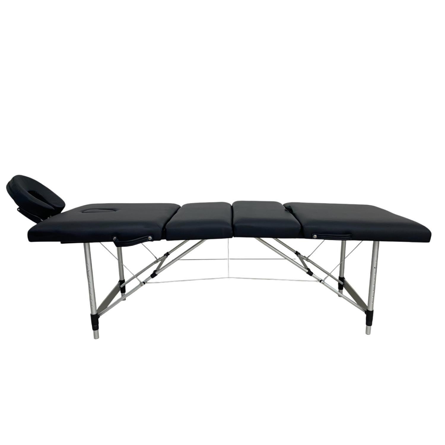 Camilla De Masajes Plegable 4 Cuerpos Aluminio Delux-2