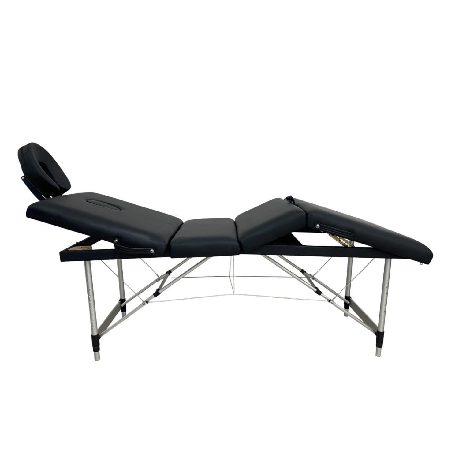 Camilla De Masajes Plegable 4 Cuerpos Aluminio Delux-3