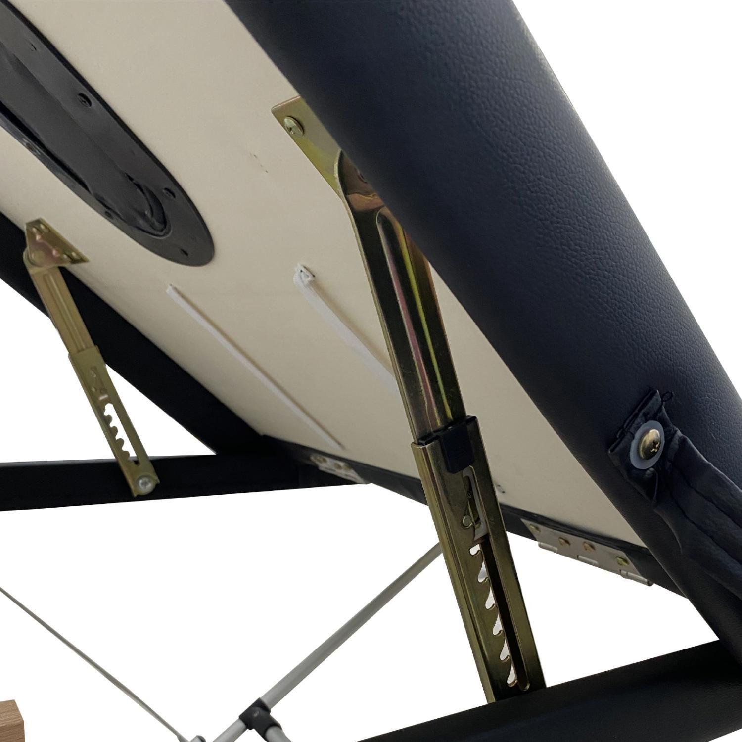 Camilla De Masajes Plegable 4 Cuerpos Aluminio Delux-4