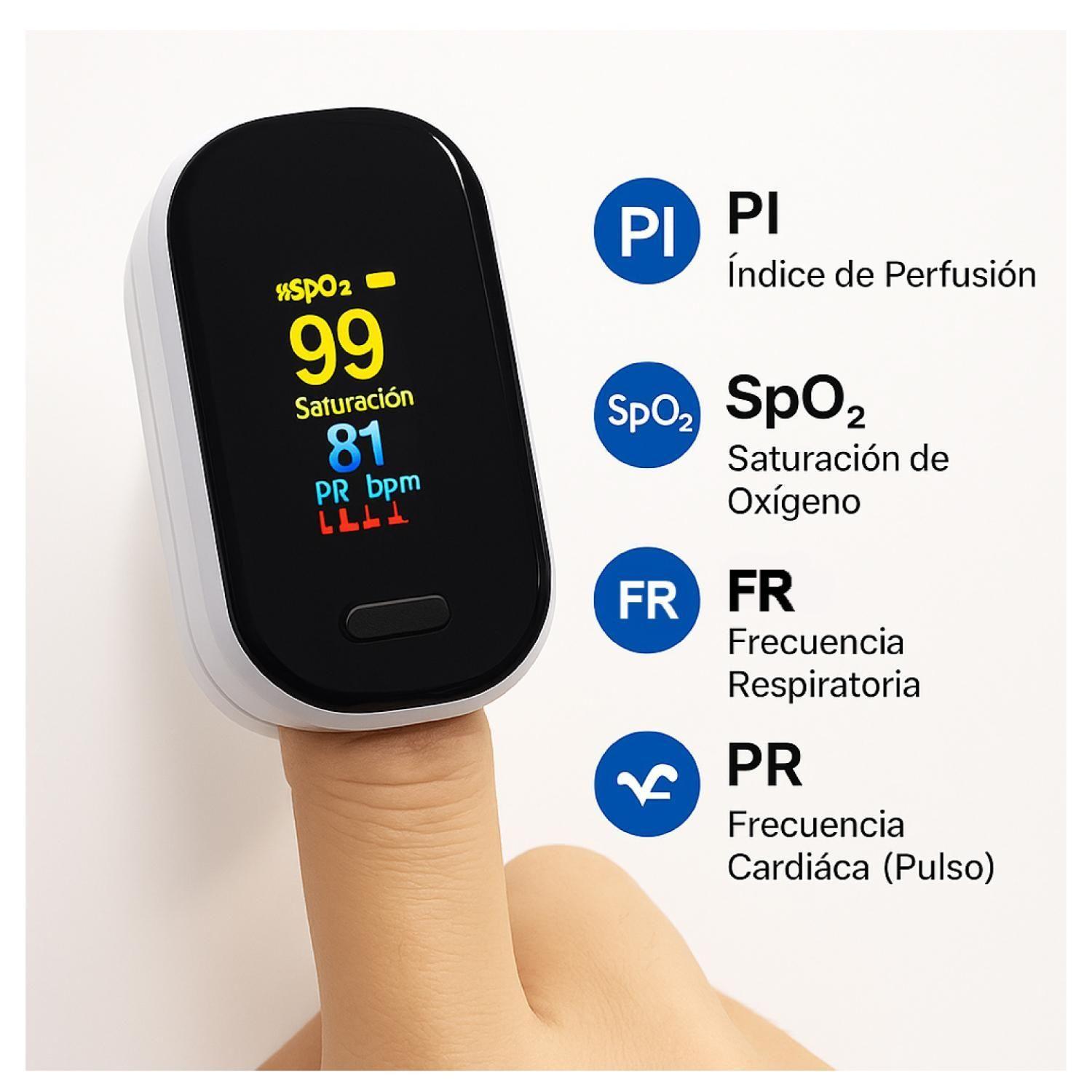 Oximetro Saturometro De Pulso Maxcare-3