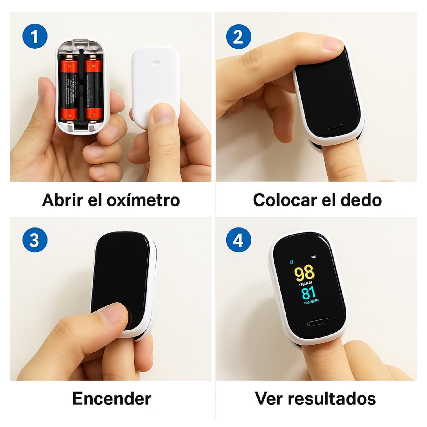 Oximetro Saturometro De Pulso Maxcare-4
