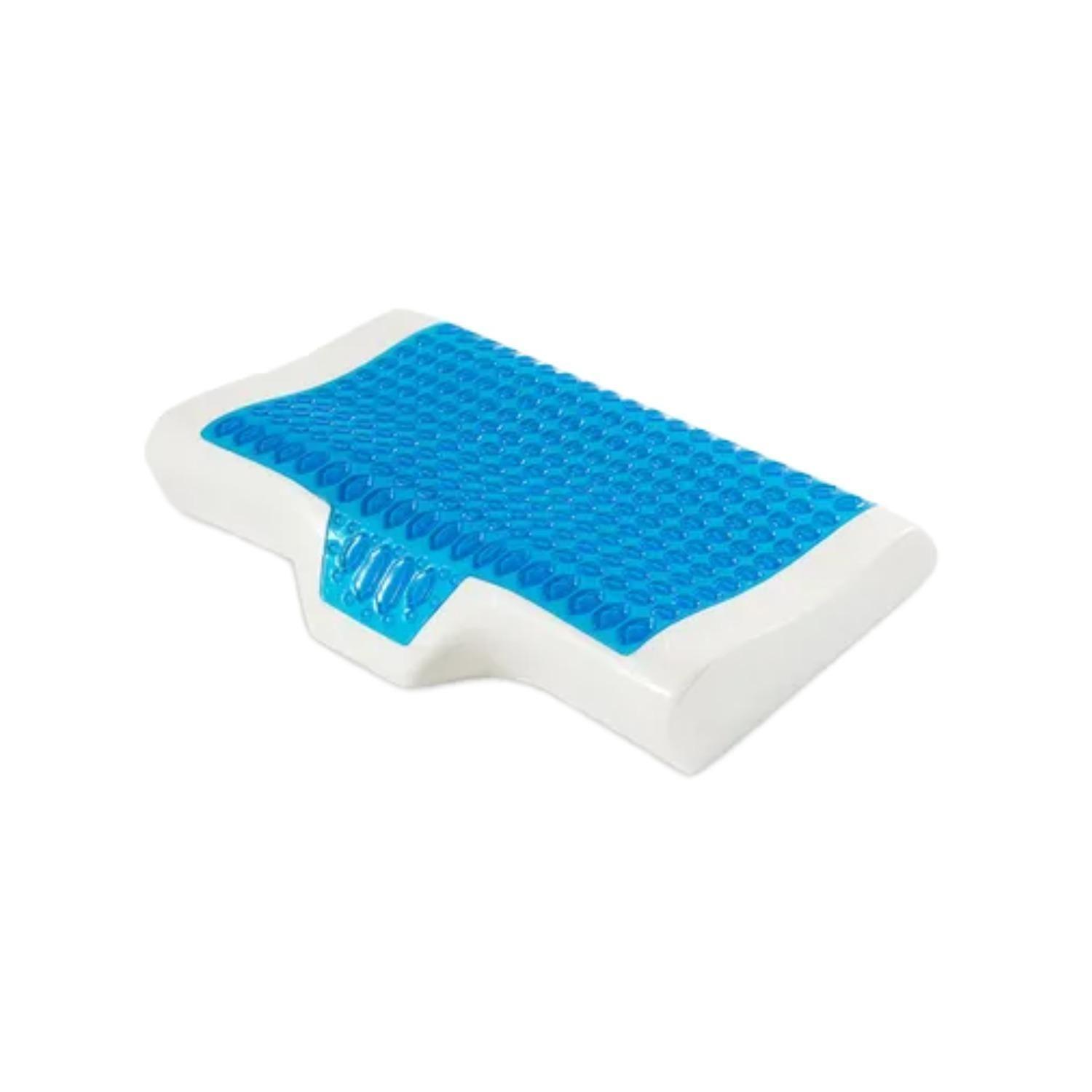 Almohada Cervical Viscoelastica Gel Comfort 60x38x12/8-4
