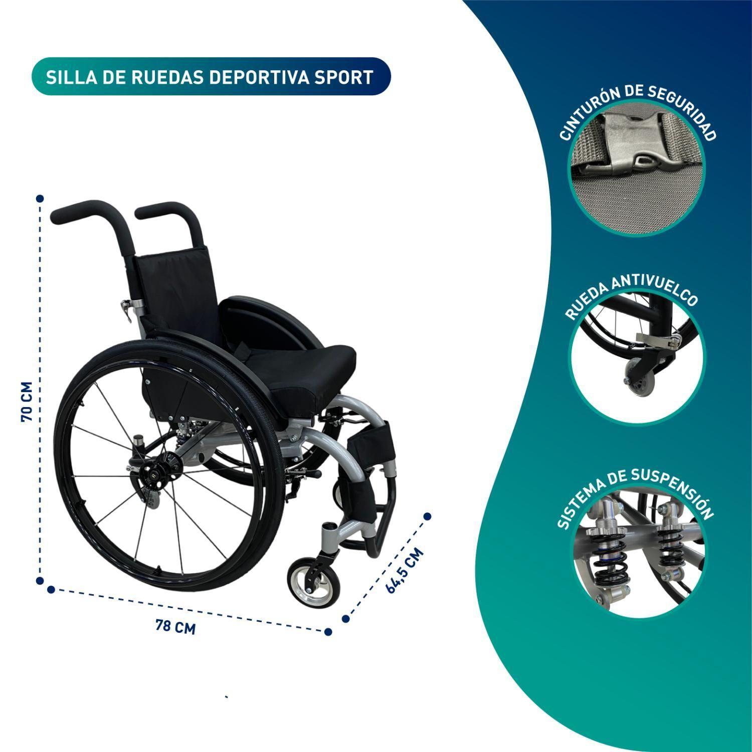 Silla De Ruedas Deportiva Sport-2