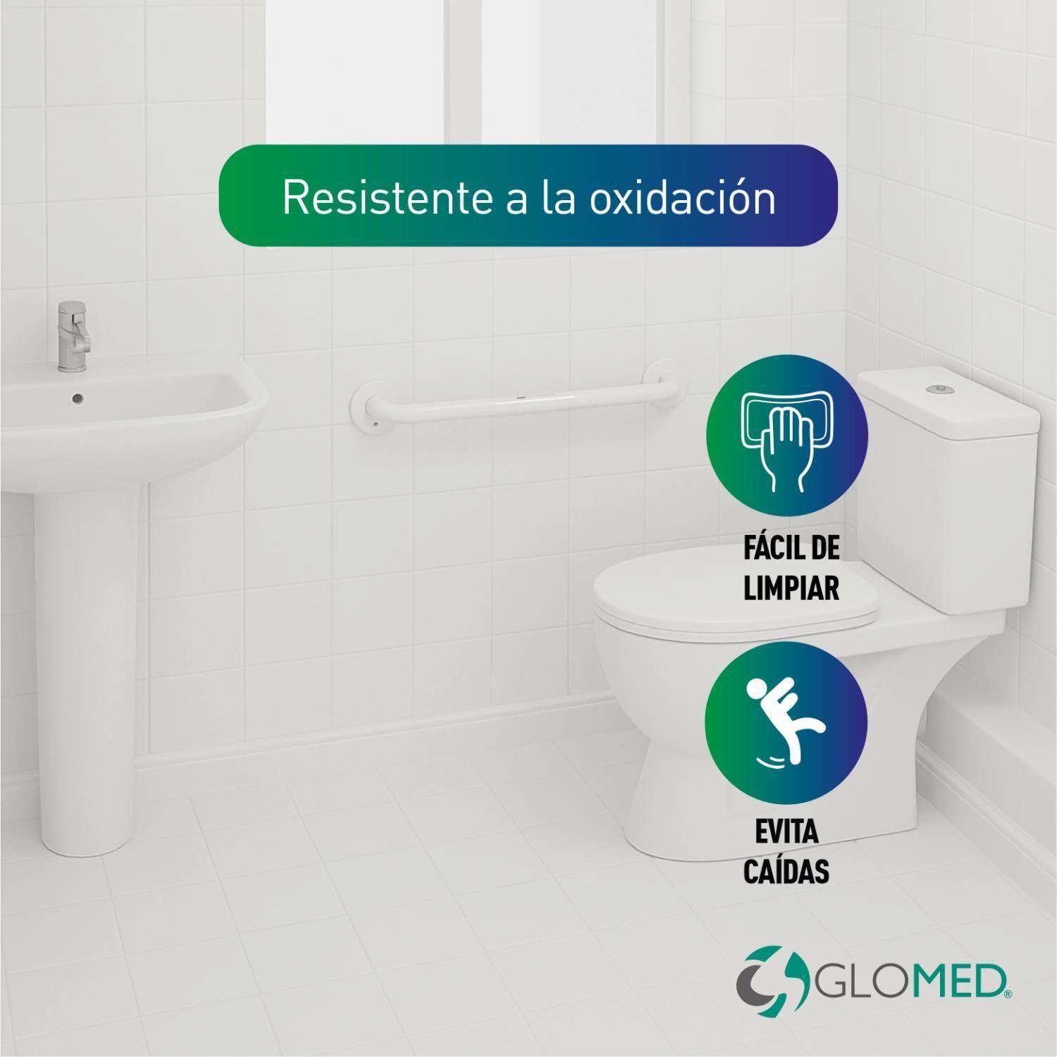 Barra Seguridad Baño Esmaltada 60cm-4