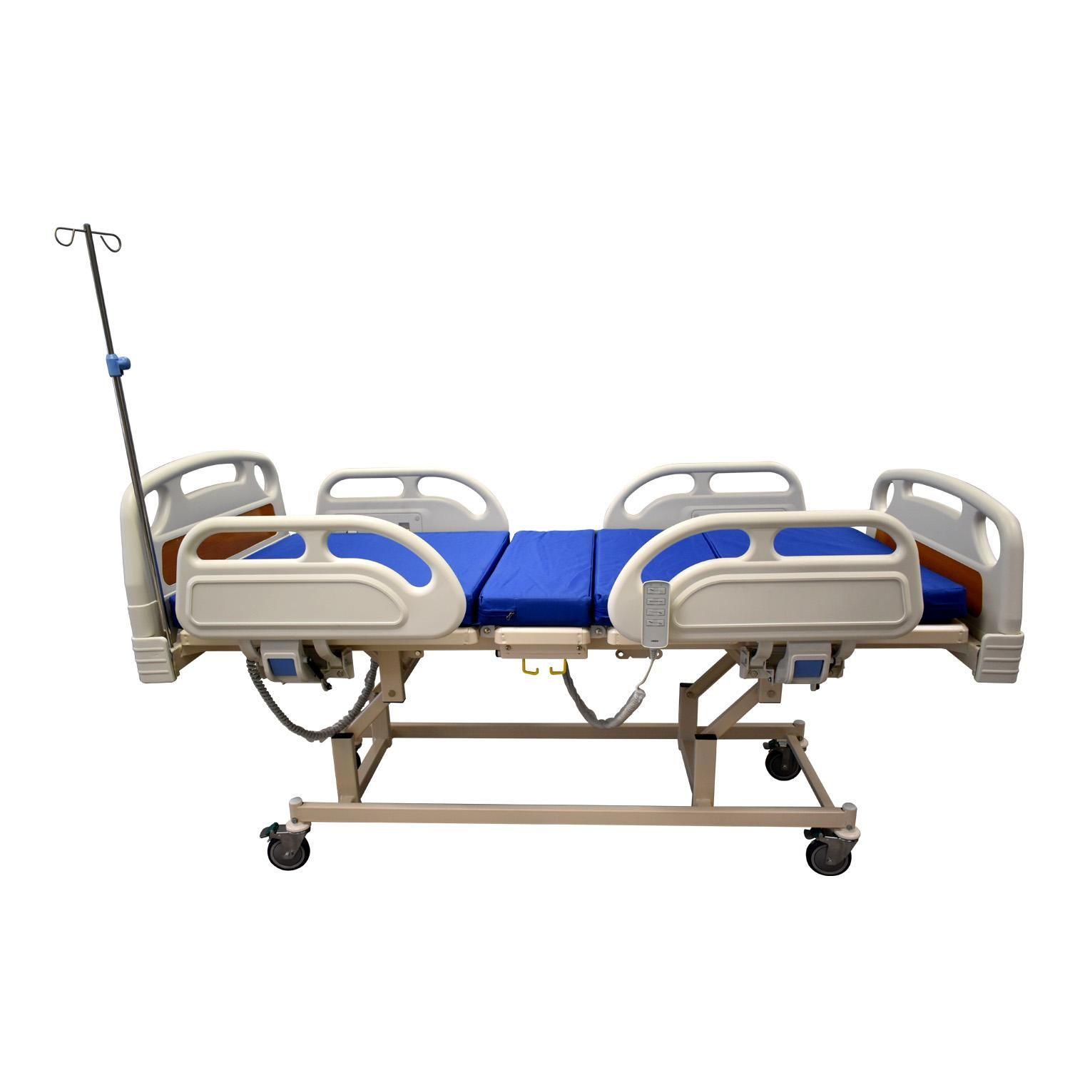 Cama Clinica Electrica 4 Pos Deluxe + Colchon 8cm + Antiescaras-0