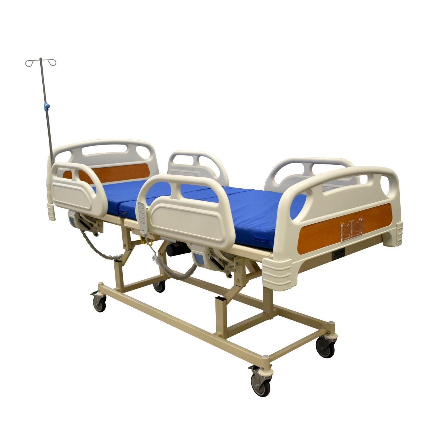 Cama Clinica Electrica 4 Pos Deluxe + Colchon 8cm + Antiescaras-2
