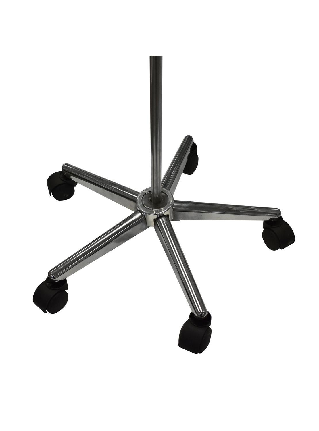 Barra Pedestal Porta Suero Portátil Con Ruedas-2