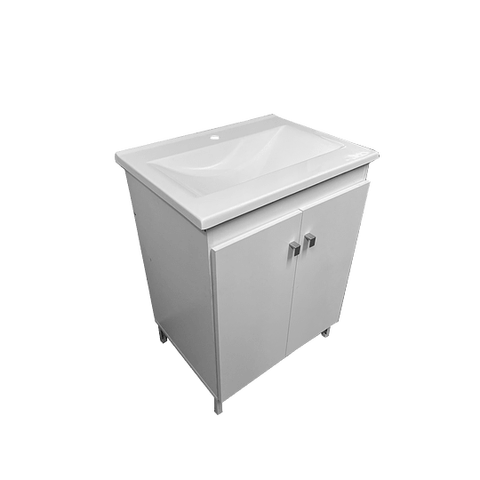 Combo Lavamanos + Mueble de pie 62 x 46 Blanco-0