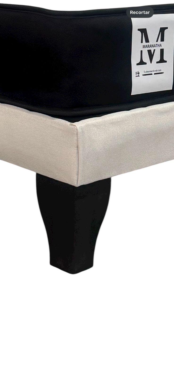 Combo Cama 1 5 Plaza Crudo Respaldo Maranatha-2