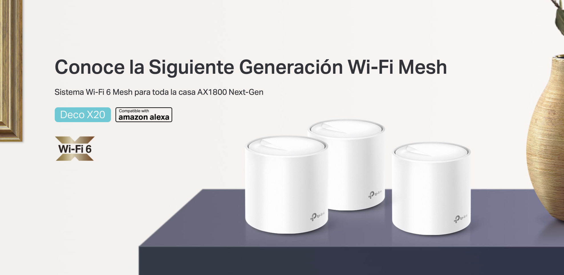  Set 3 Nodo Router Sistema Mesh Wi-fi 6 Tp-link Deco X20 Ax1800-6