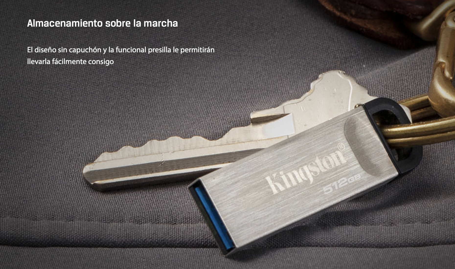 Pendrive Kingston Usb-A Dtkyson 256 Gb 3.2 Gen1 200mb/s-5