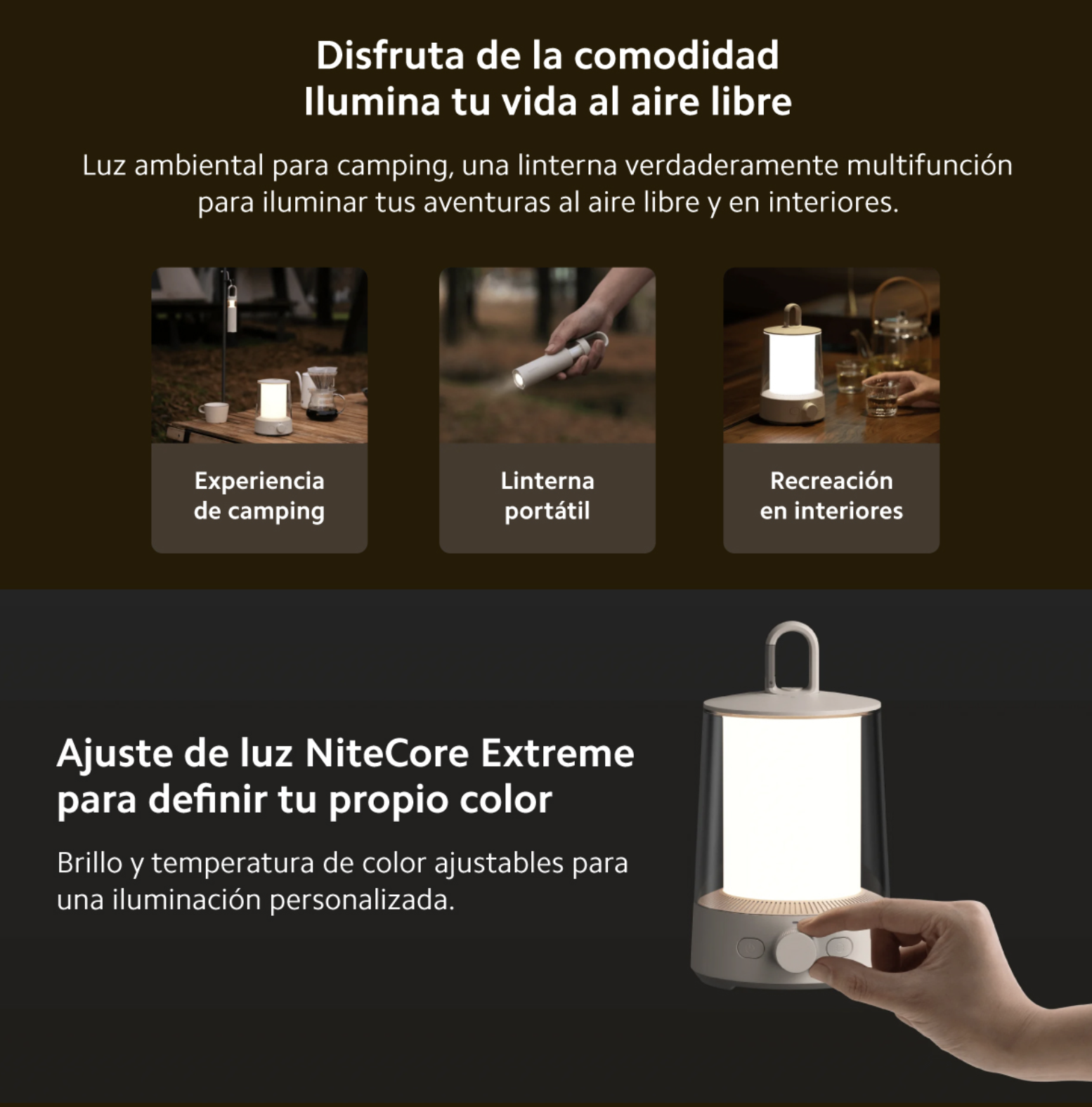 Lampara Emergencia Smart Led Xiaomi Power Bank Bluetooth-3