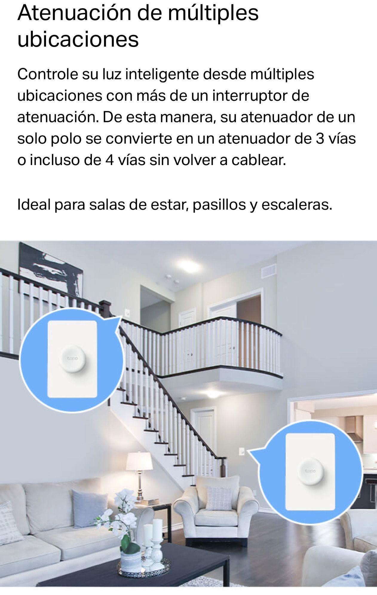 Set 2 Interruptor Dimmer inalambrico Magnetico Tapo Google Alexa-2