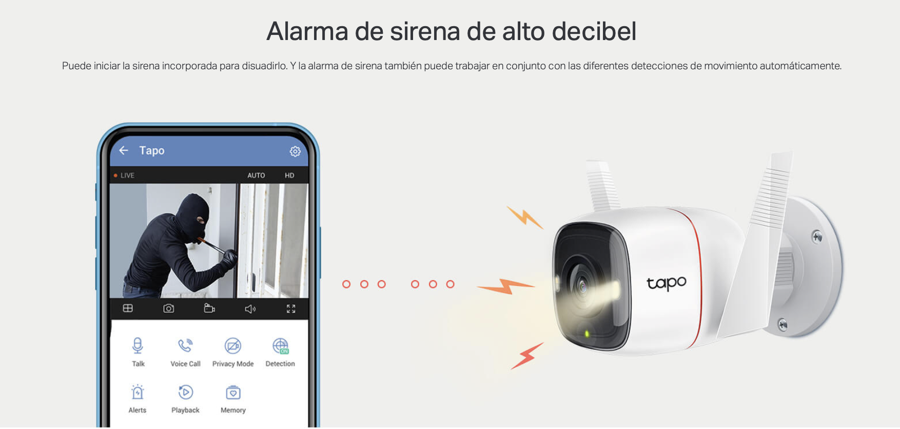 Set Cámara Outdoor Tapo C310 Wi-Fi 2k Visión Nocturna + 128 GB-5