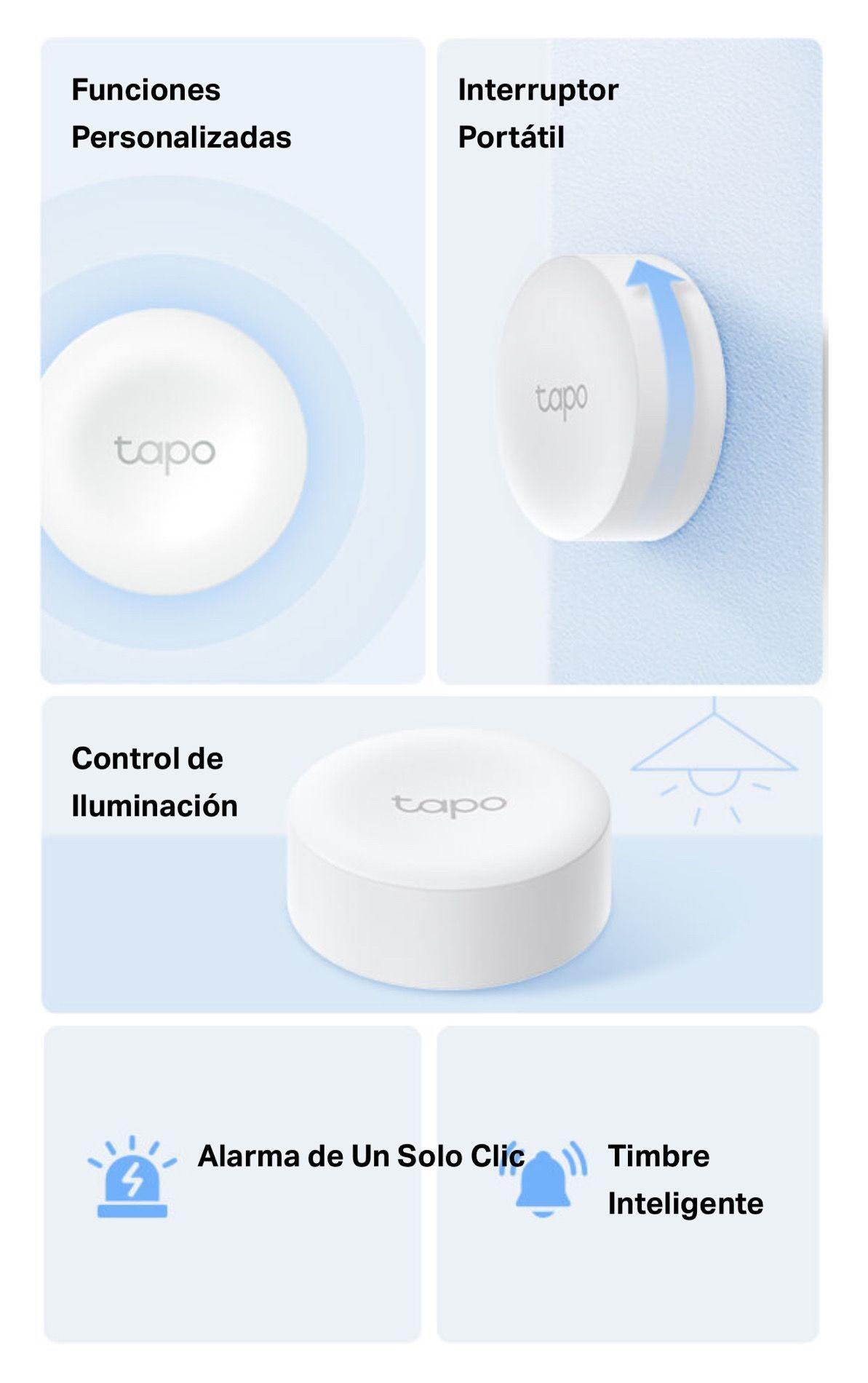 Set 3 Interruptor Dimmer inalambrico Magnetico Tapo Google Alexa-7