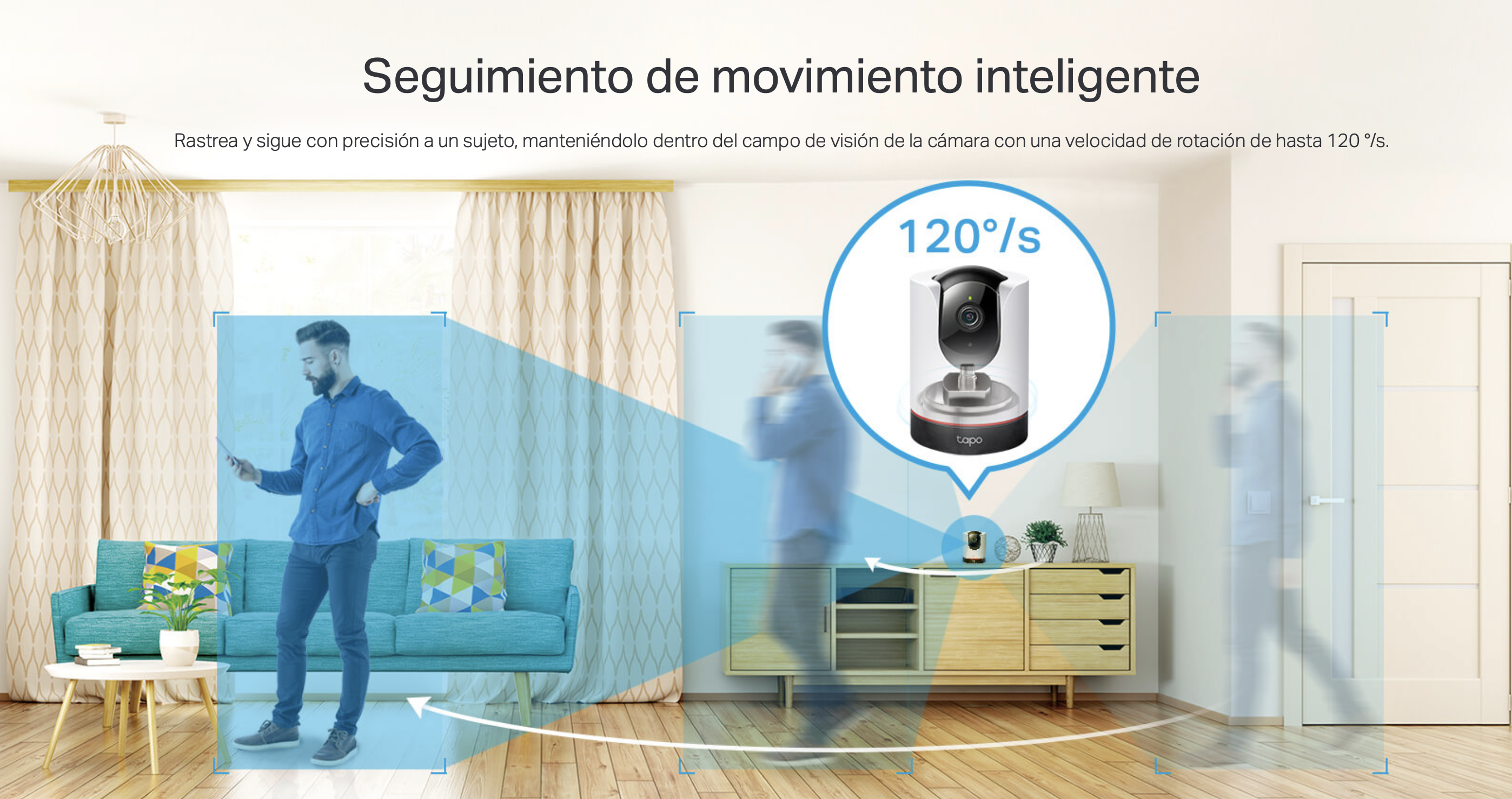 Cámara De Seguridad Tapo C225 gira 360° 2k 3mp Wi-fi Tp-link-7