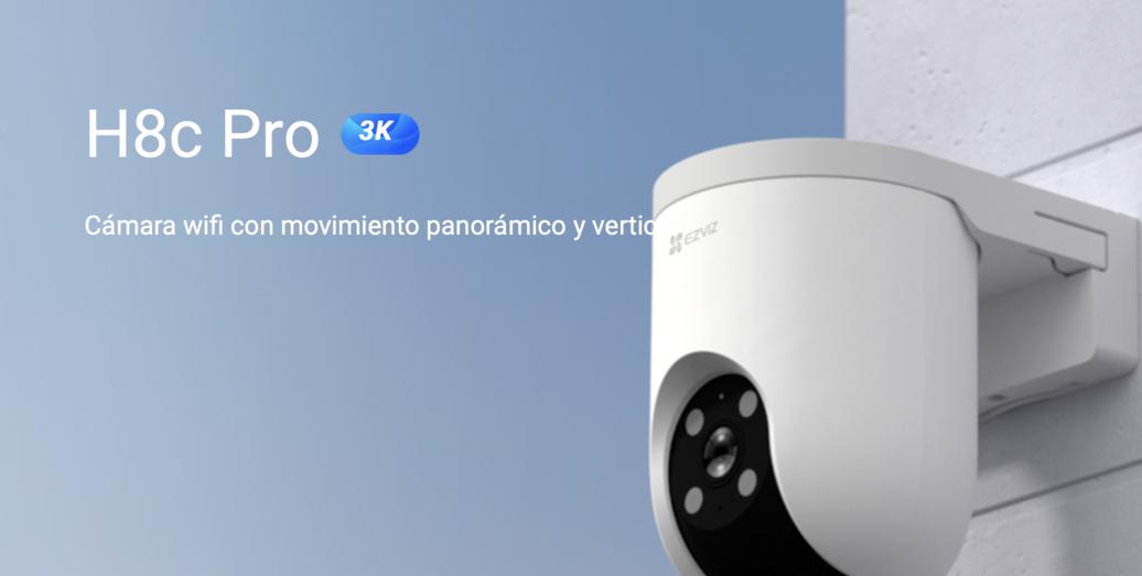 Smart Cámara Outdoor Giratoria 360º Ezviz H8C Pro 2k Cableada-2