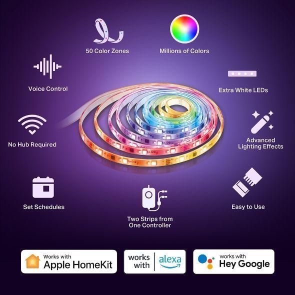 Tira Lightstrip Multicolores Gradient Tapo 10 metros Wi-Fi Alexa Homekit-1