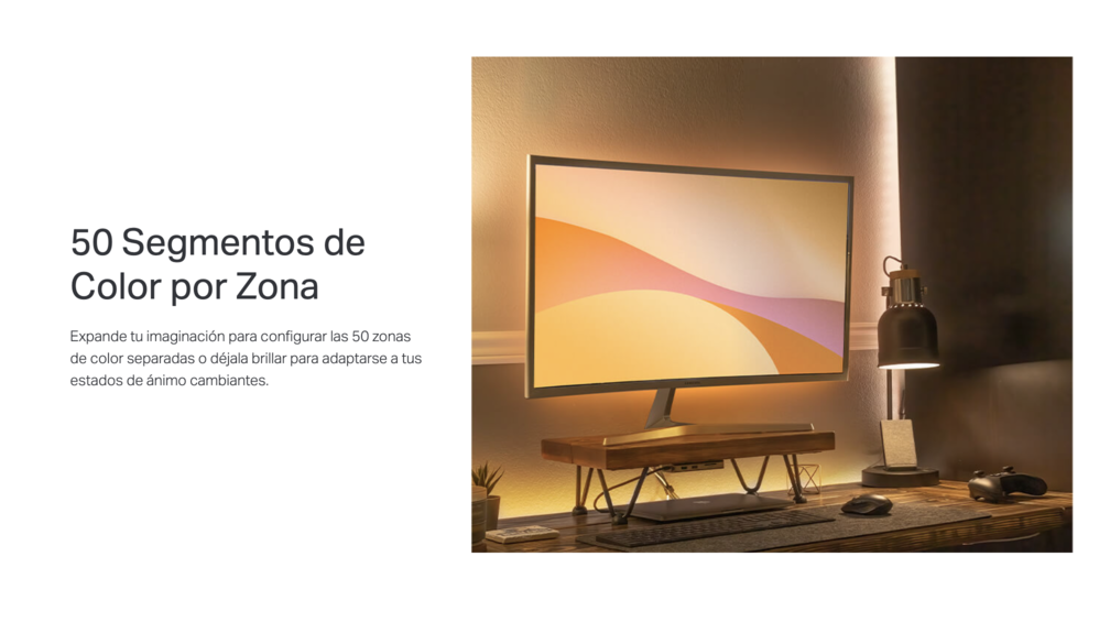 Tira Lightstrip Multicolores Gradient Tapo 10 metros Wi-Fi Alexa Homekit-6