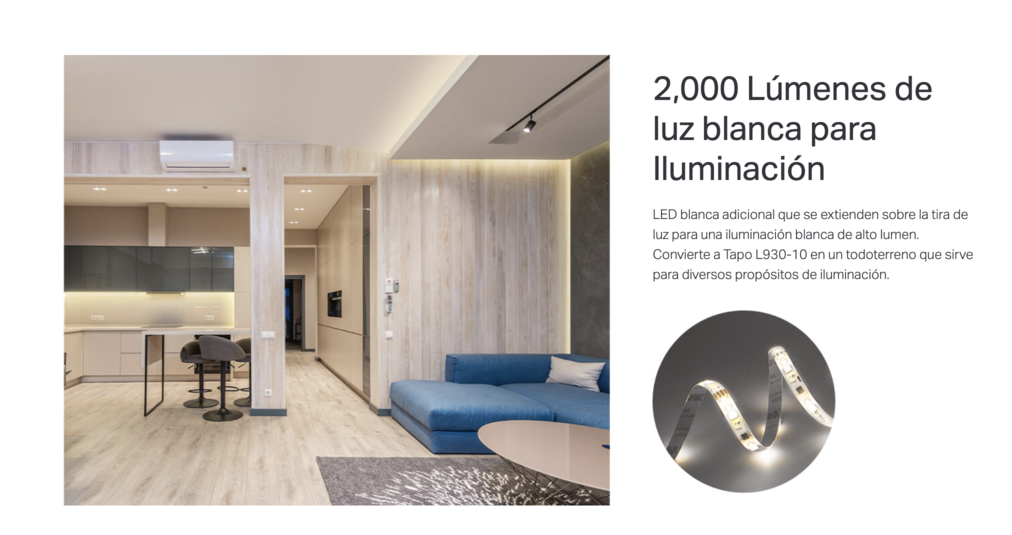 Tira Lightstrip Multicolores Gradient Tapo 10 metros Wi-Fi Alexa Homekit-7