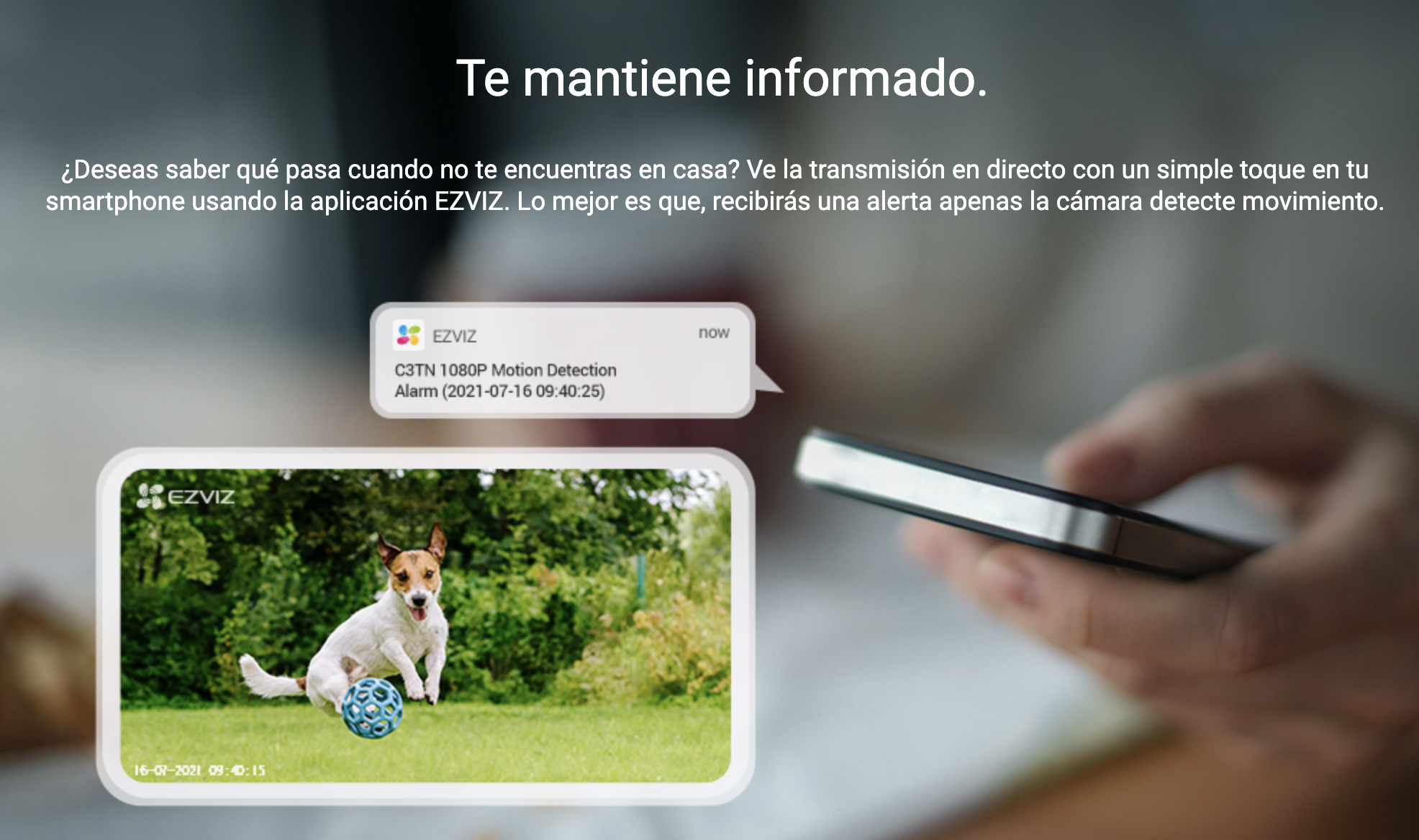 Smart Cámara Ezviz Outdoor Fija 1080P Cableada Wifi 2k Alexa iP67-5