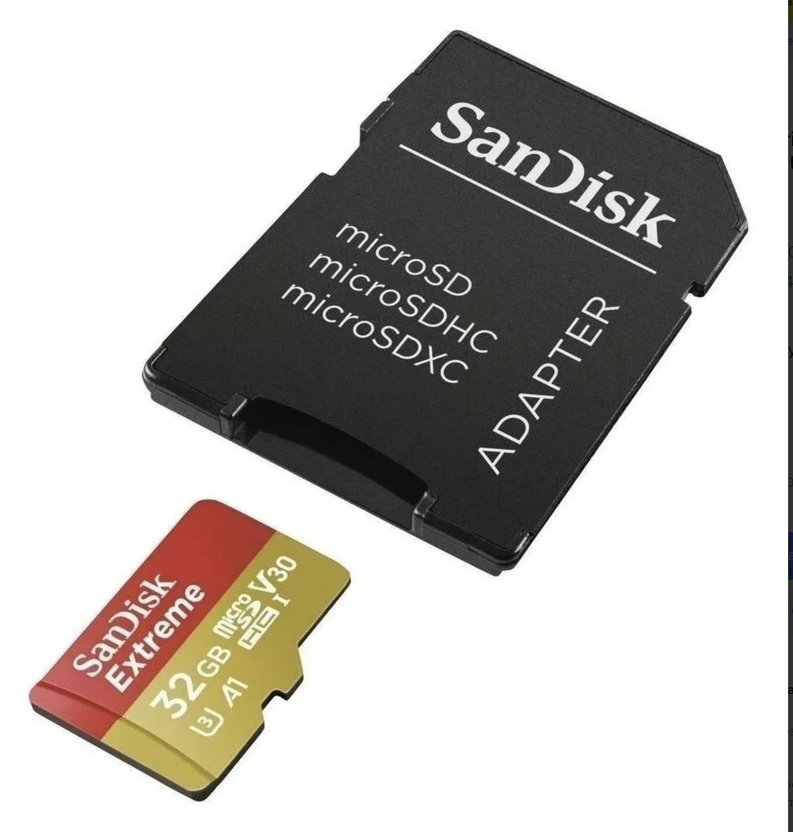 Tarjeta De Memoria Sandisk Extreme 32gb 4k U3 V30 C10  100MB/S-2