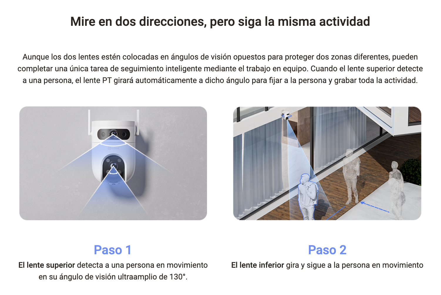 Cámara Dual Lente 3mp+3mp Outdoor Ezviz Cableada Wi-fi Alexa-3