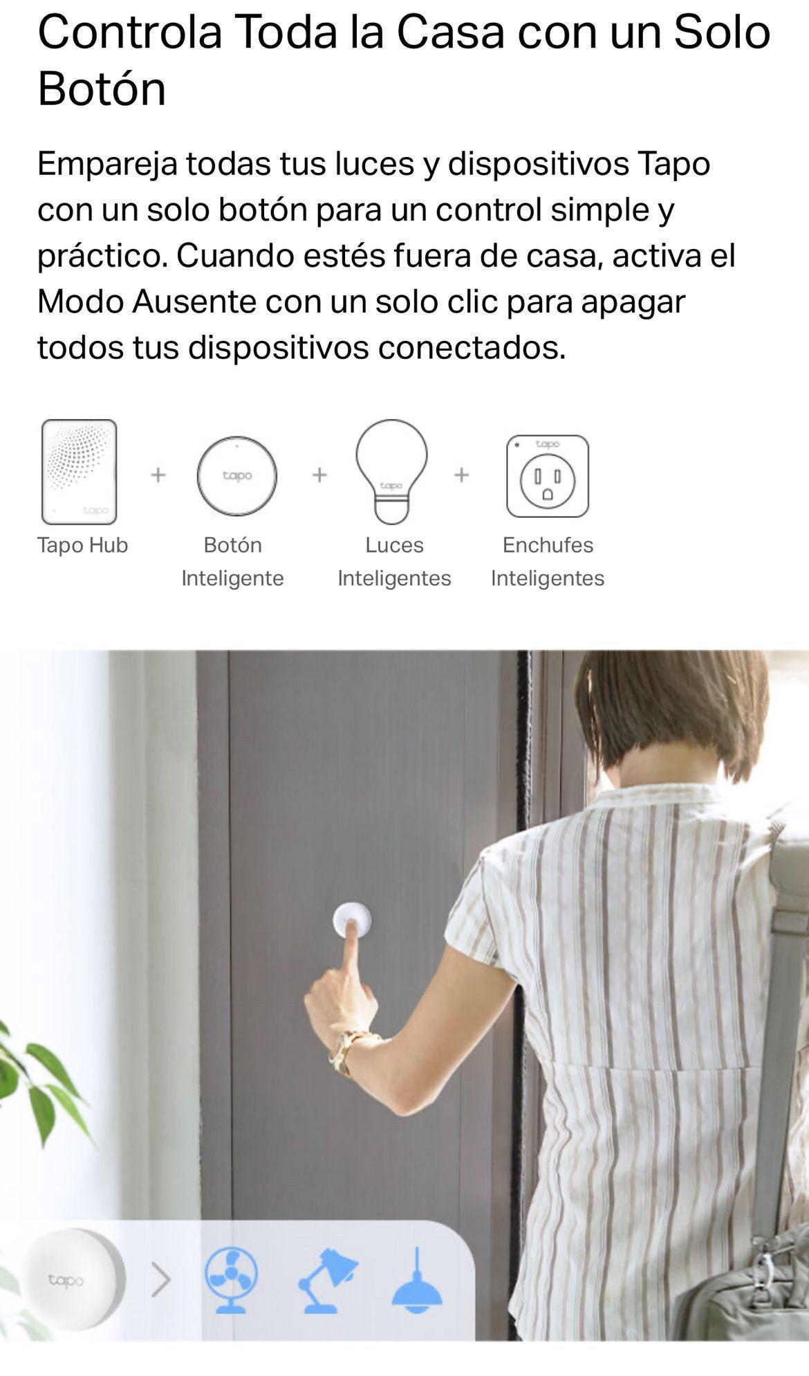 Set 4 Interruptor Dimmer inalambrico Magnetico Tapo Google Alexa-7