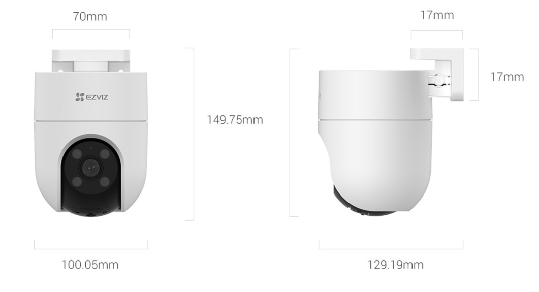 Cámara Ezviz Outdoor Giratoria 360° H8 Pro 2k Wi-fi Alexa-7