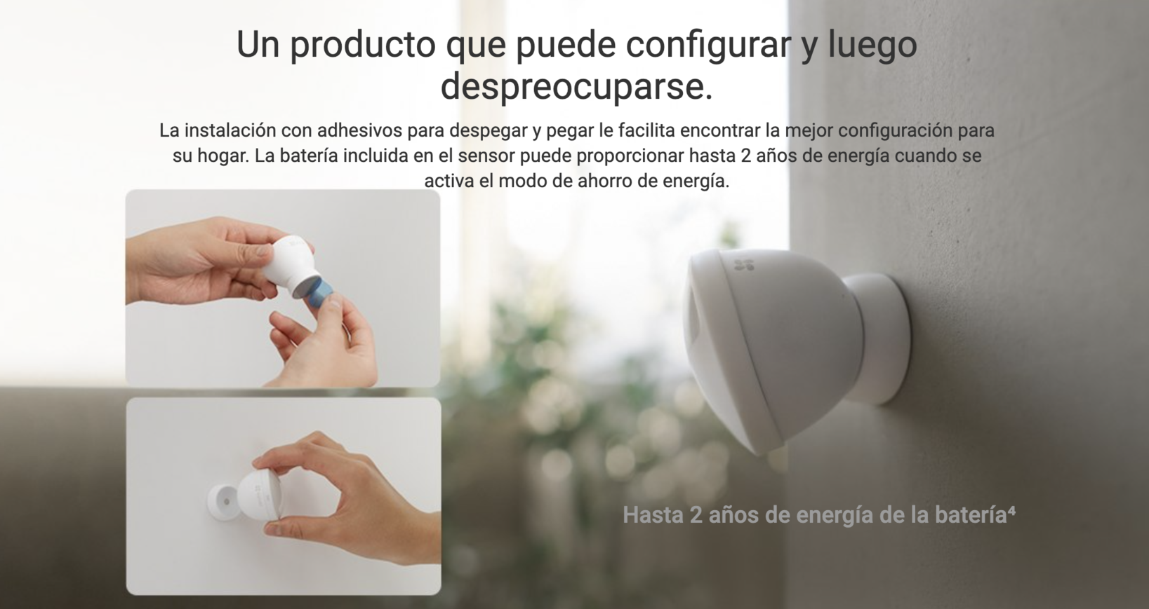 Sensor De Movimiento Magnetico PIR Ezviz Zigbee -sin Hub-3