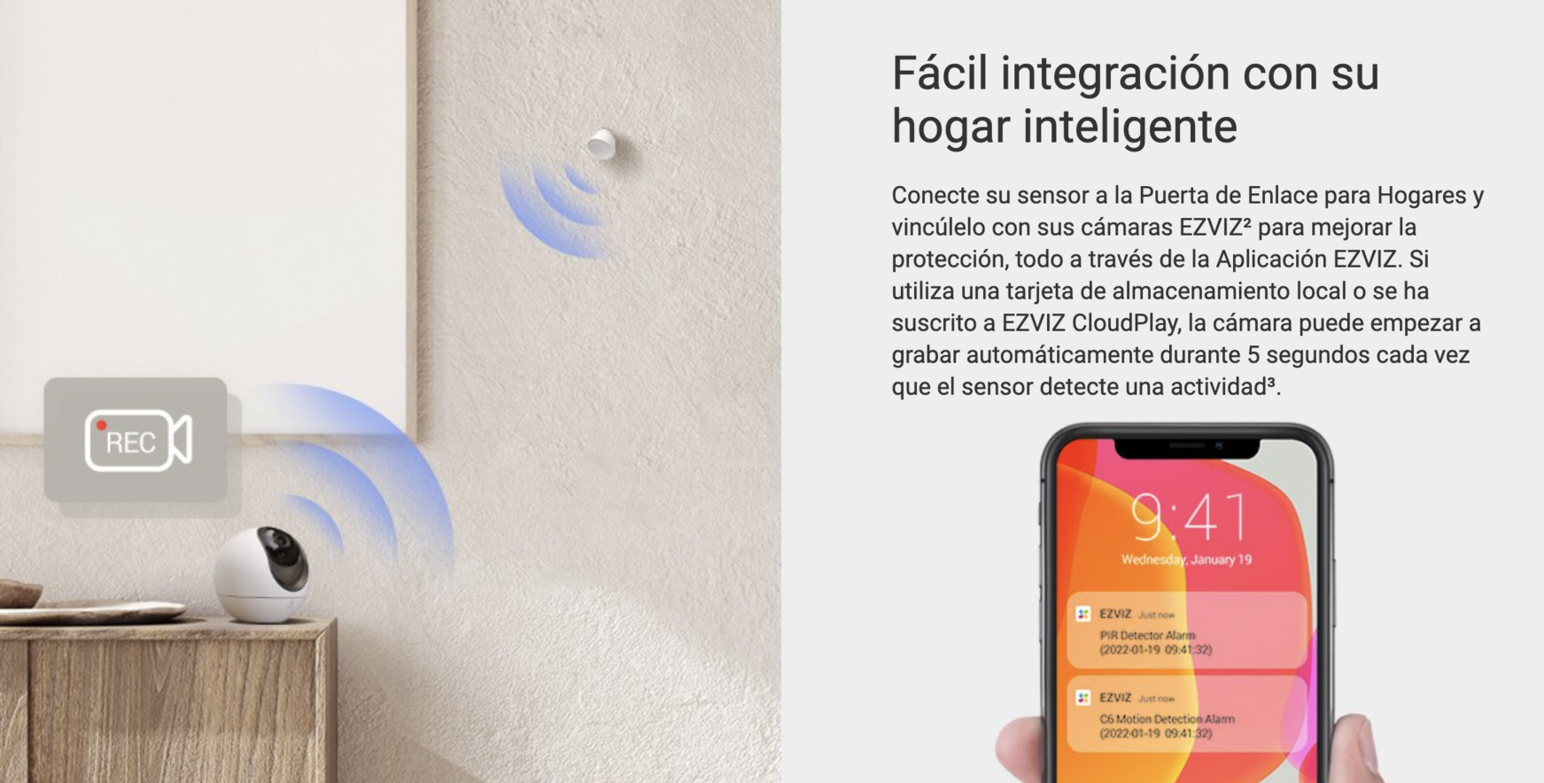 Sensor De Movimiento Magnetico PIR Ezviz Zigbee -sin Hub-4