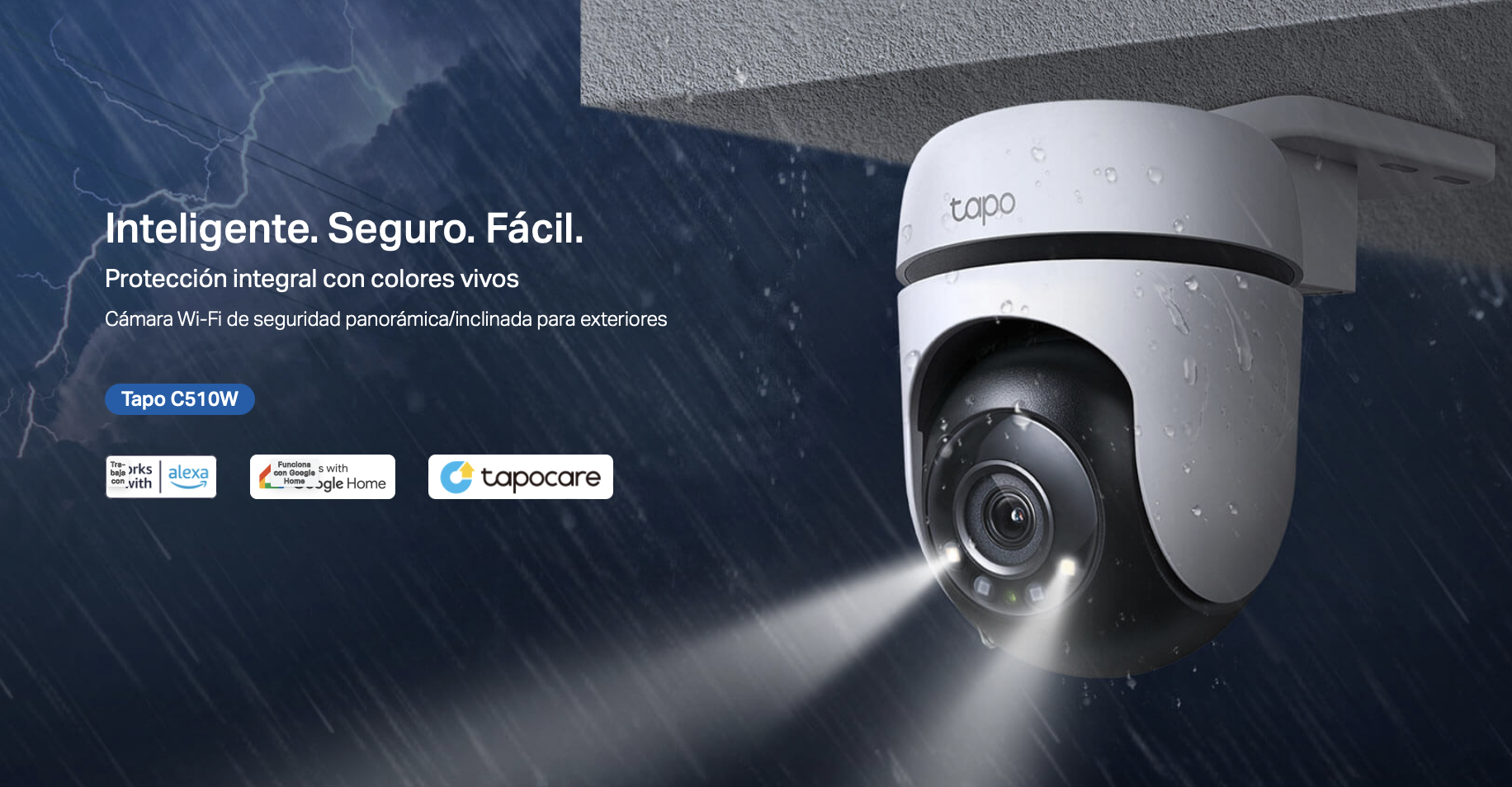 Cámara Giratoria Outdoor Tp-link Tapo C510W Visión Nocturna 2K-6