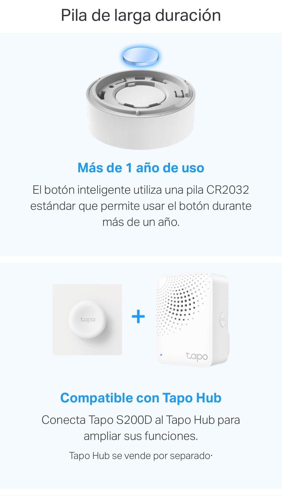 Interruptor Dimmer inalambrico Magnetico Tapo Google Alexa sin hub-6