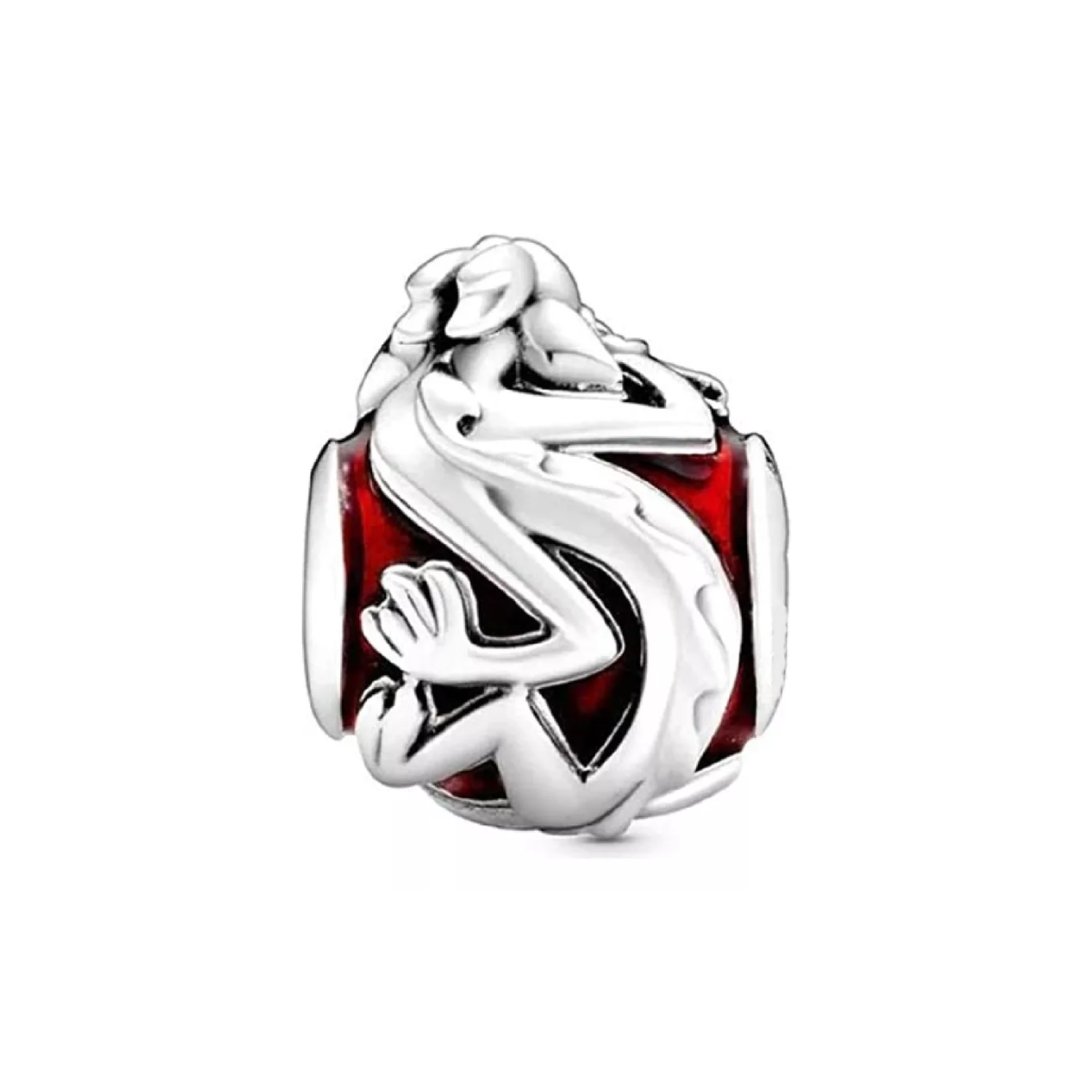 Charm de Plata Mushu Mulán Disney-2