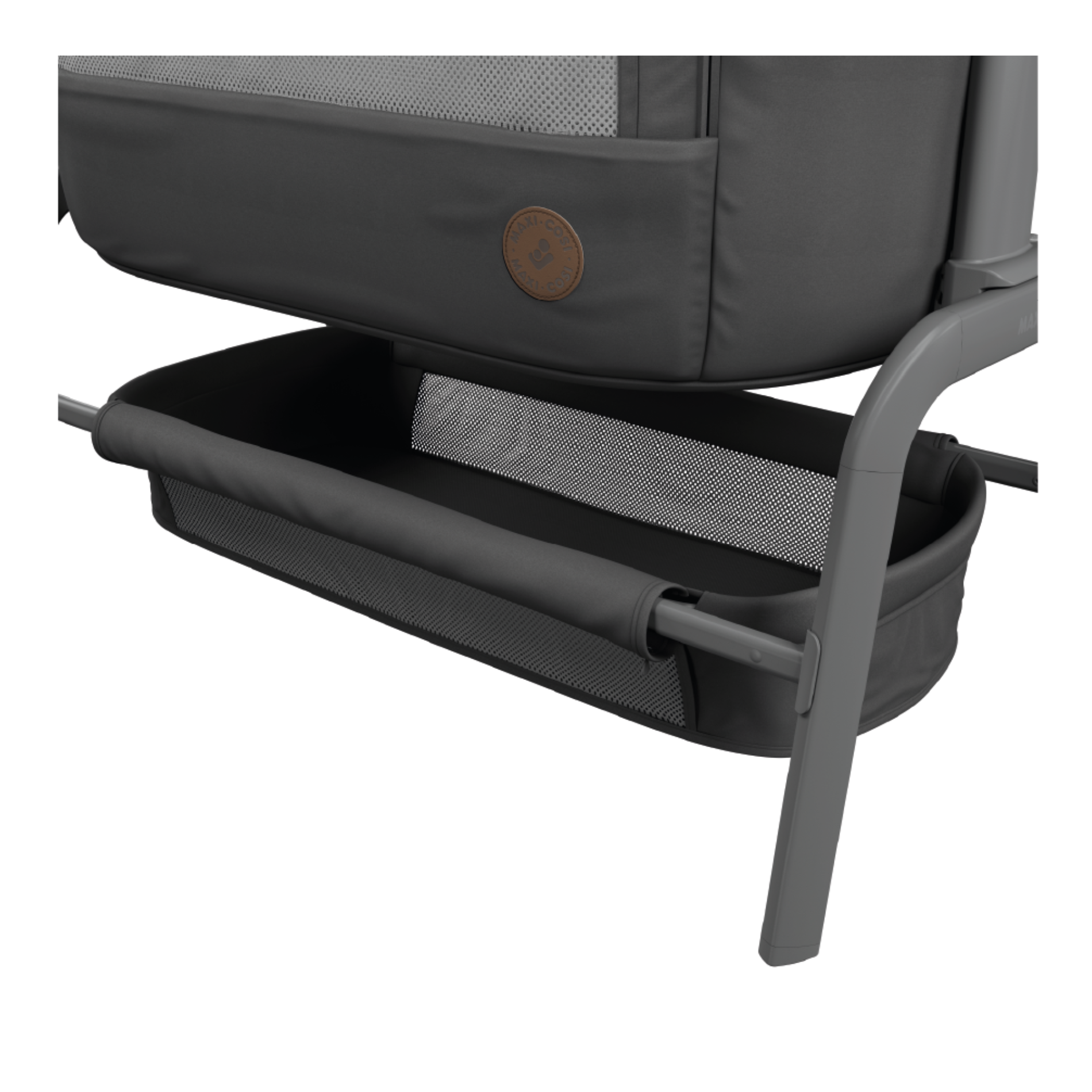 Cuna Colecho Lora Essential Grey -Cojin y Manta Proteccion-5