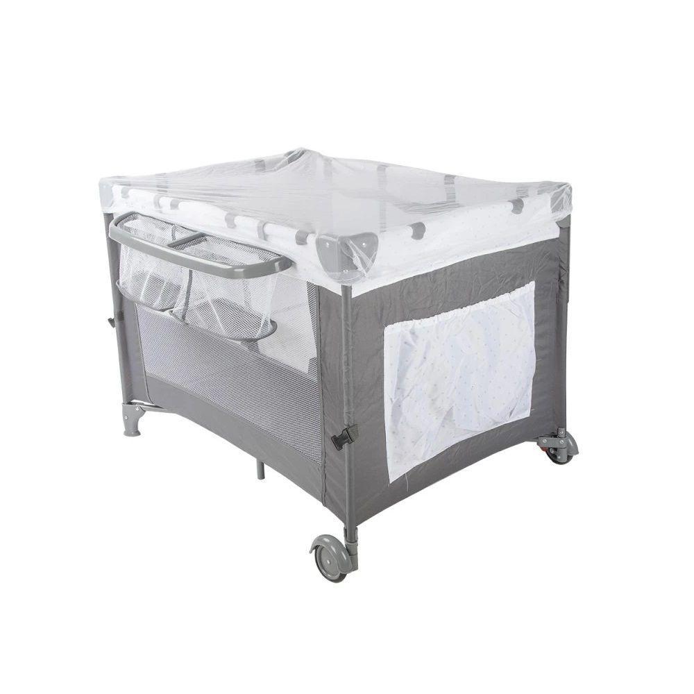 Cuna más Colchón espuma -Protector Playard Always Together mas manta oveja-6