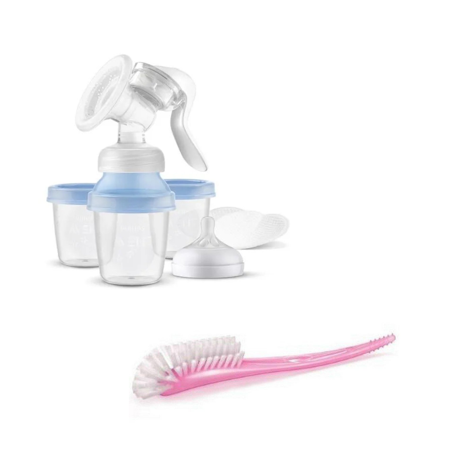 Extractor de leche manual Avent mas Cepillo higienizador-0