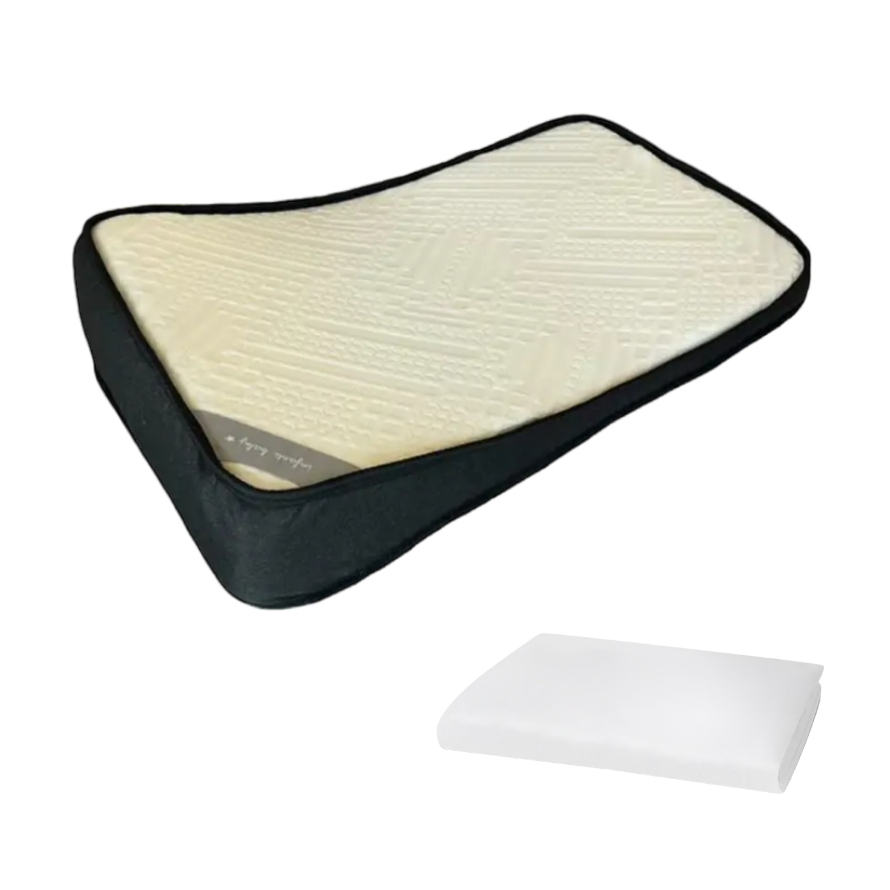 Colchón Espuma Anti-Colico Anti-Reflujo mas protector 107x67cm CIELO-LUNA-NUBE-0