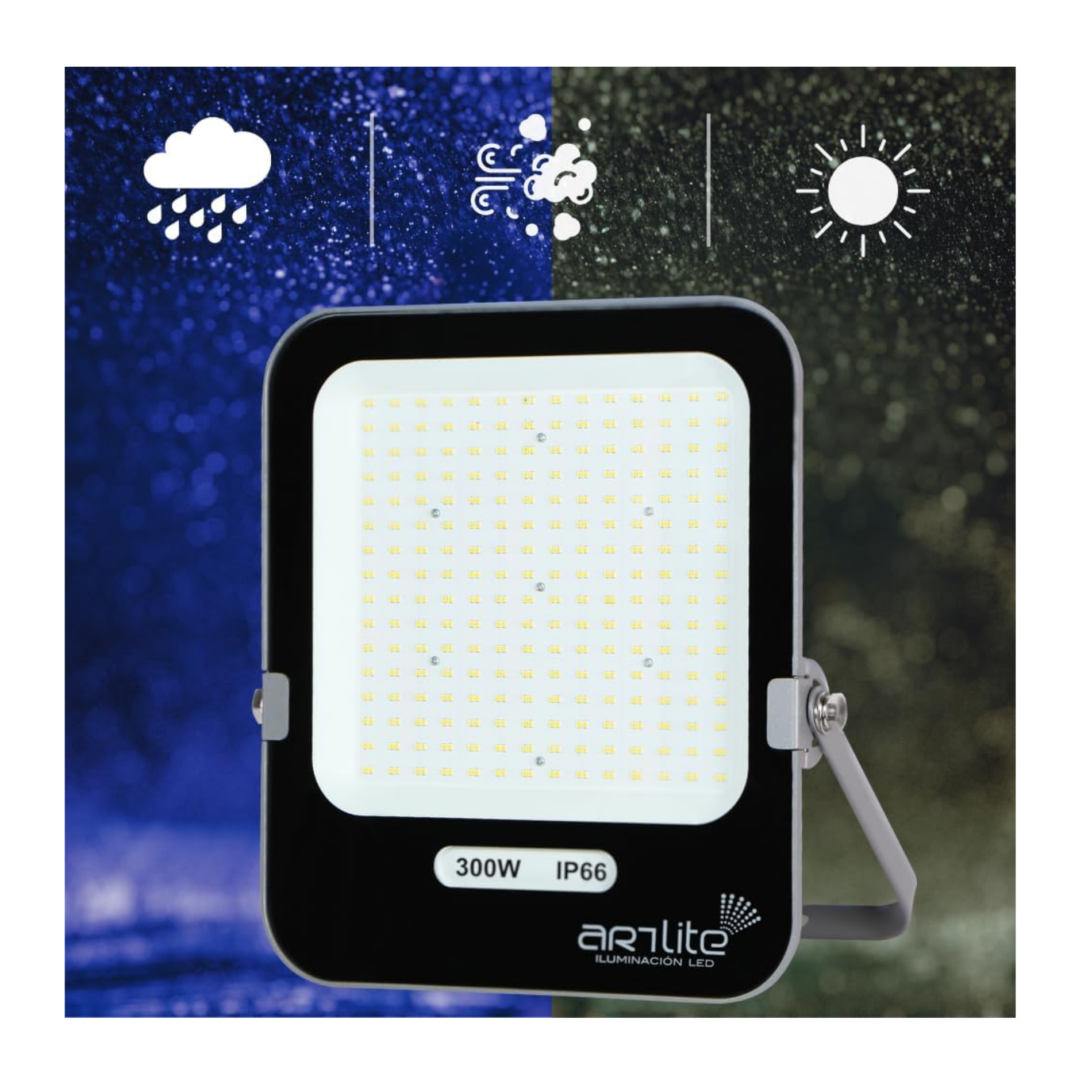 Reflector LED IK03 300W 6500K - LEDLIGHT  -4