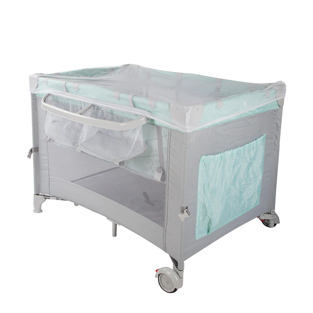 Cuna Playard Always Together Mint Colchon-3