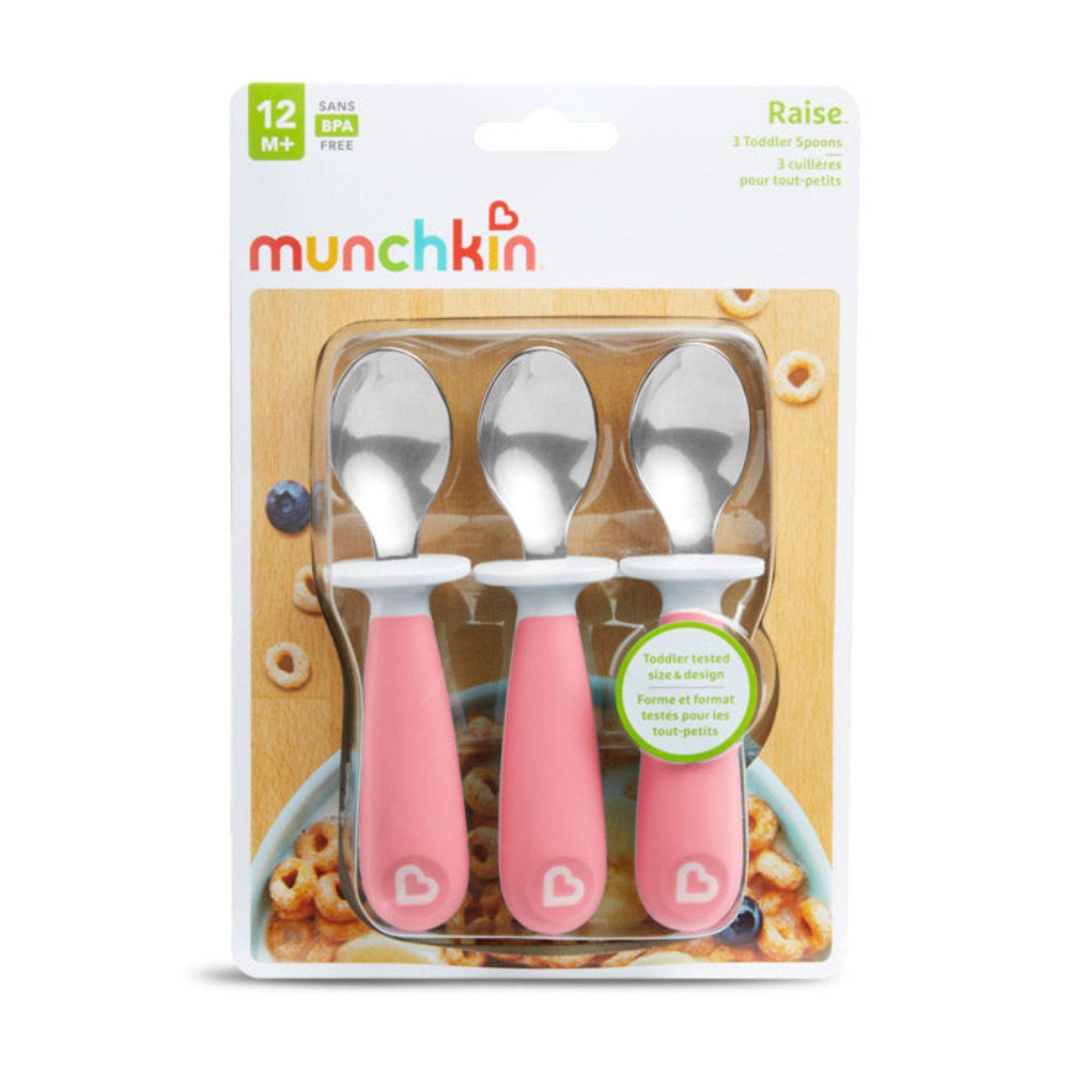 Set de 3 Cucharas Rosadas Munchkin-2