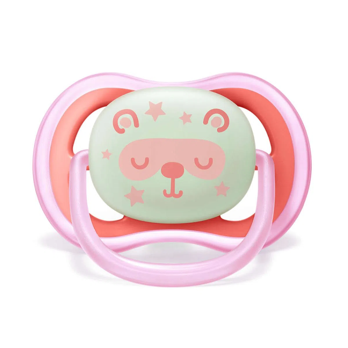 2 Chupetes Nocturnos 6-18 meses Pink-1