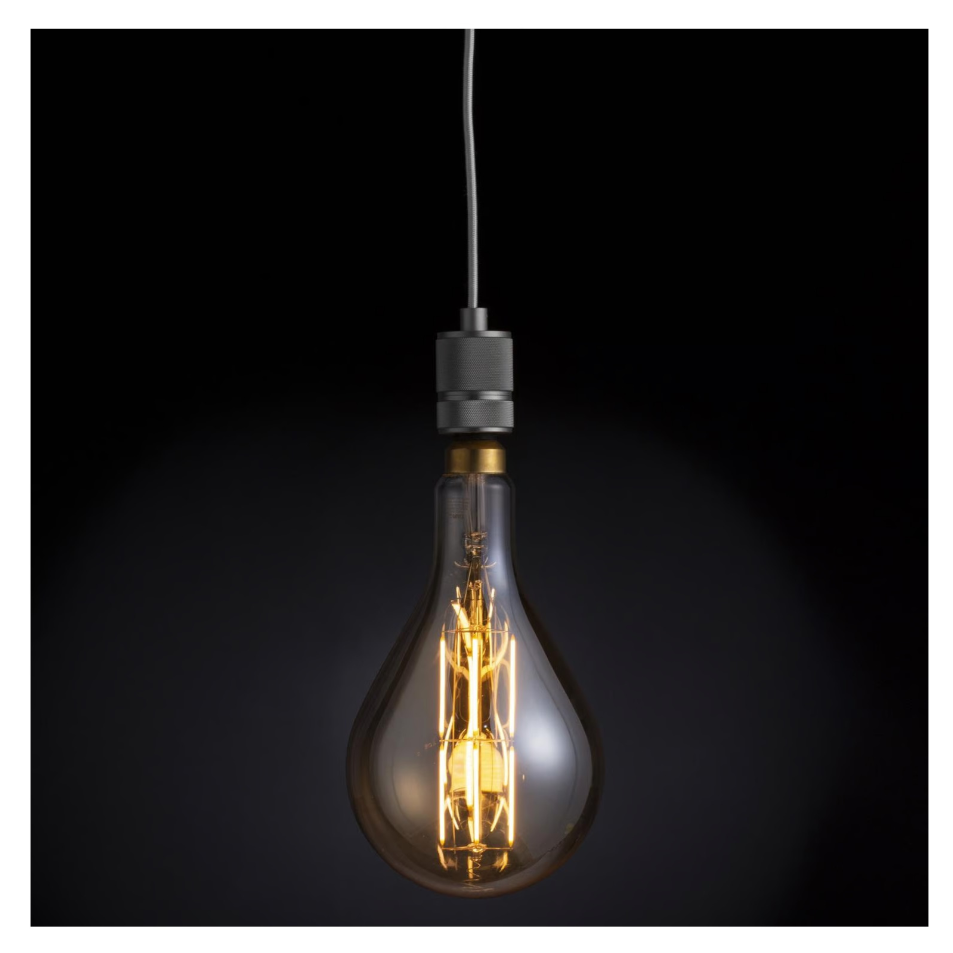 Ampolleta Gota LED filamentos E27 8W luz cálida -2