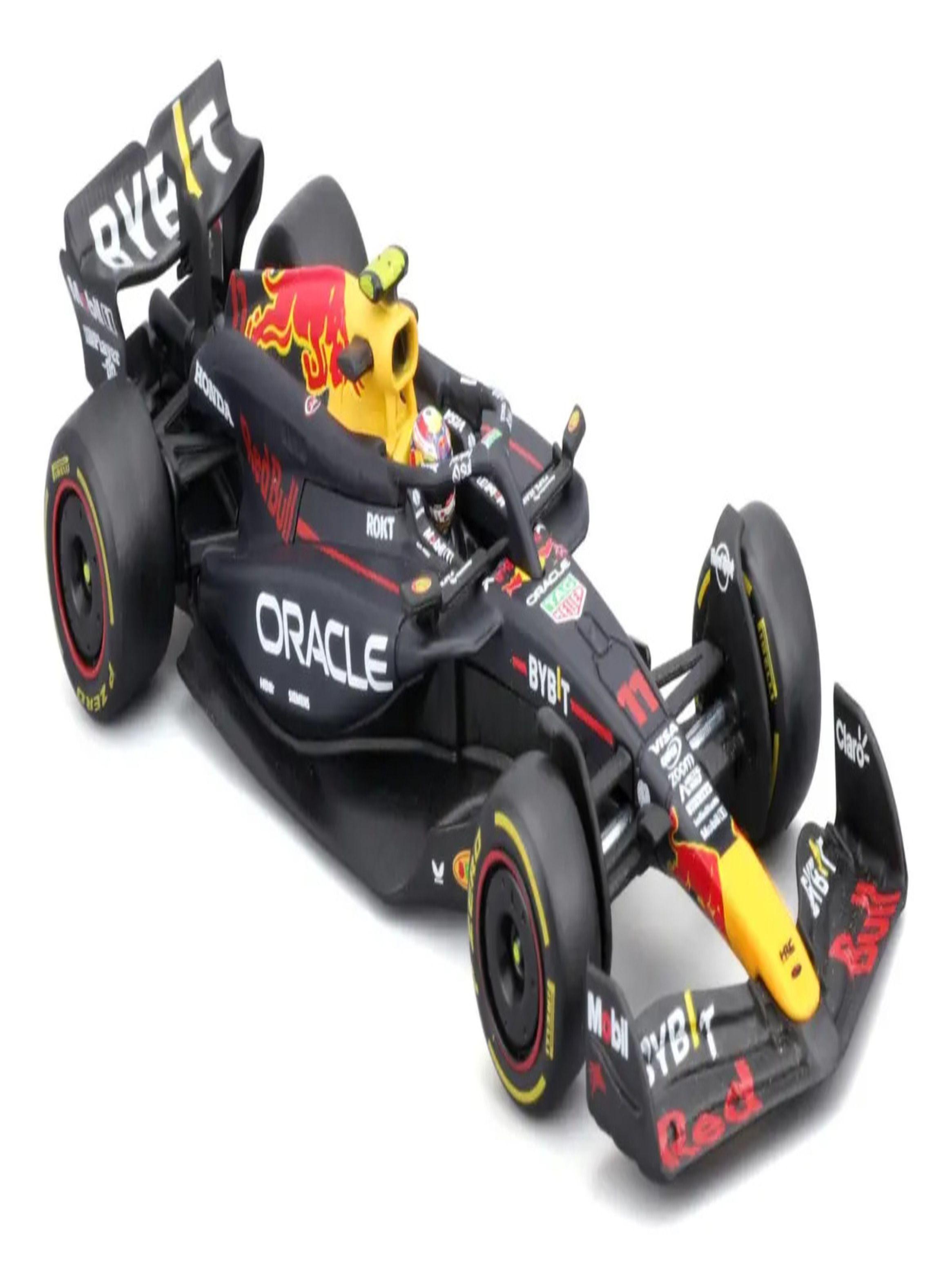 Vehiculo de carreras Biburago Oracle Red Bull fundido a presion-2