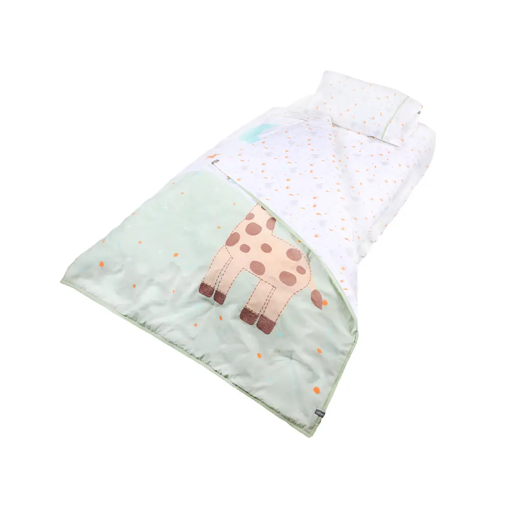 Cuna más Colchón espuma -Protector Playard Always Together Marengo Cobertor Jirafa-3