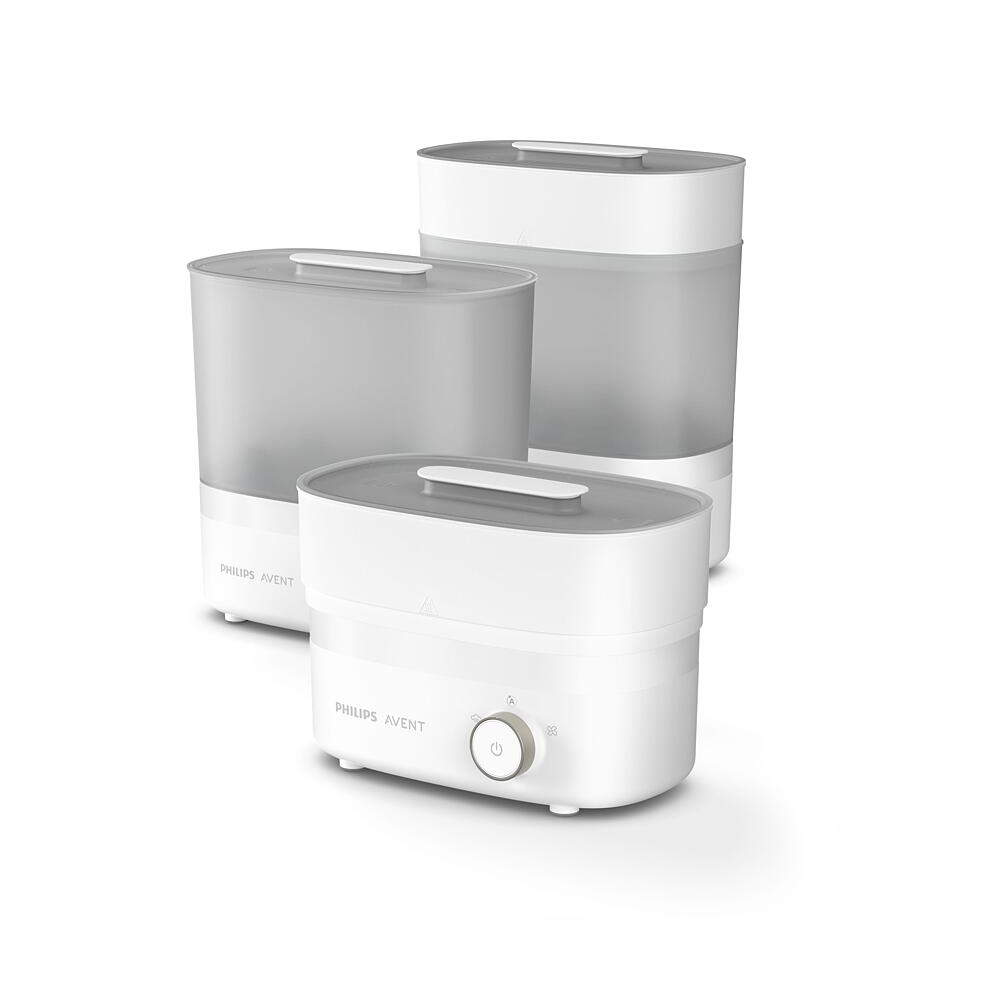 Esterilizador Avent Eléctrico + 3 Mamaderas Pink + Cepillo-5