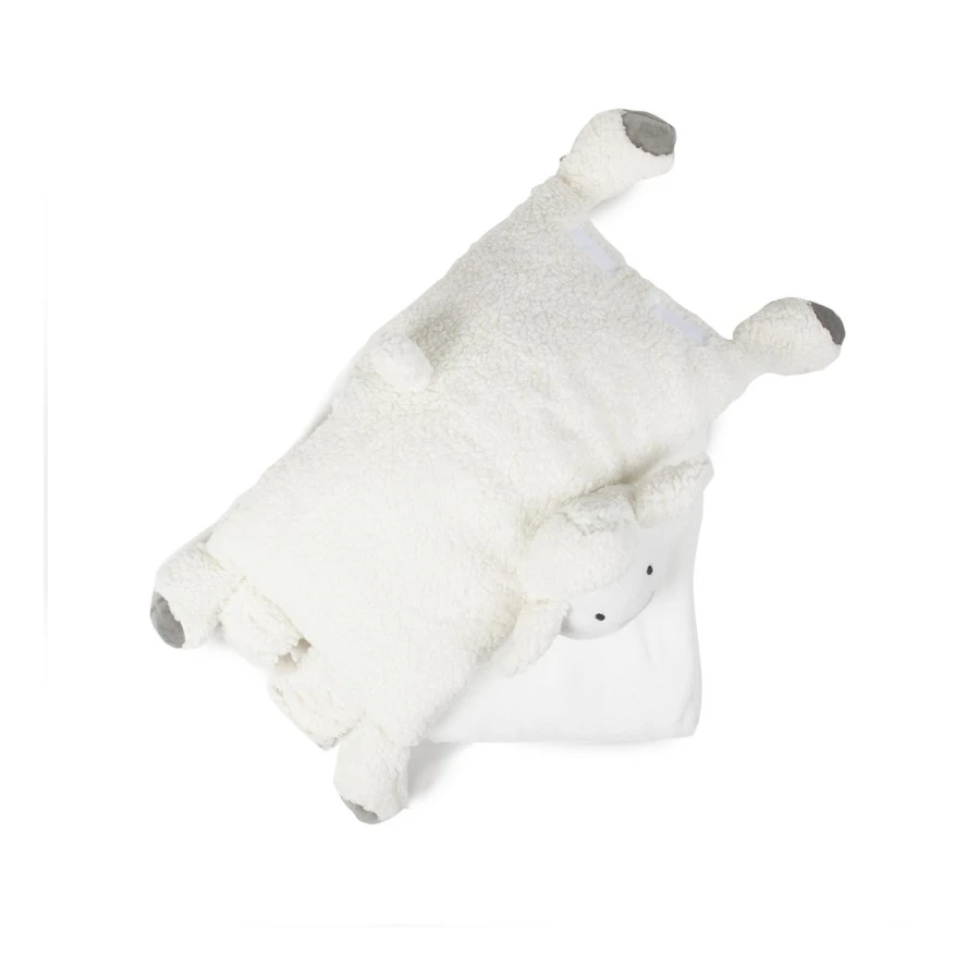 Colchón Espuma 107x67cm mas protector CIELO-LUNA-NUBE mas manta oveja-3